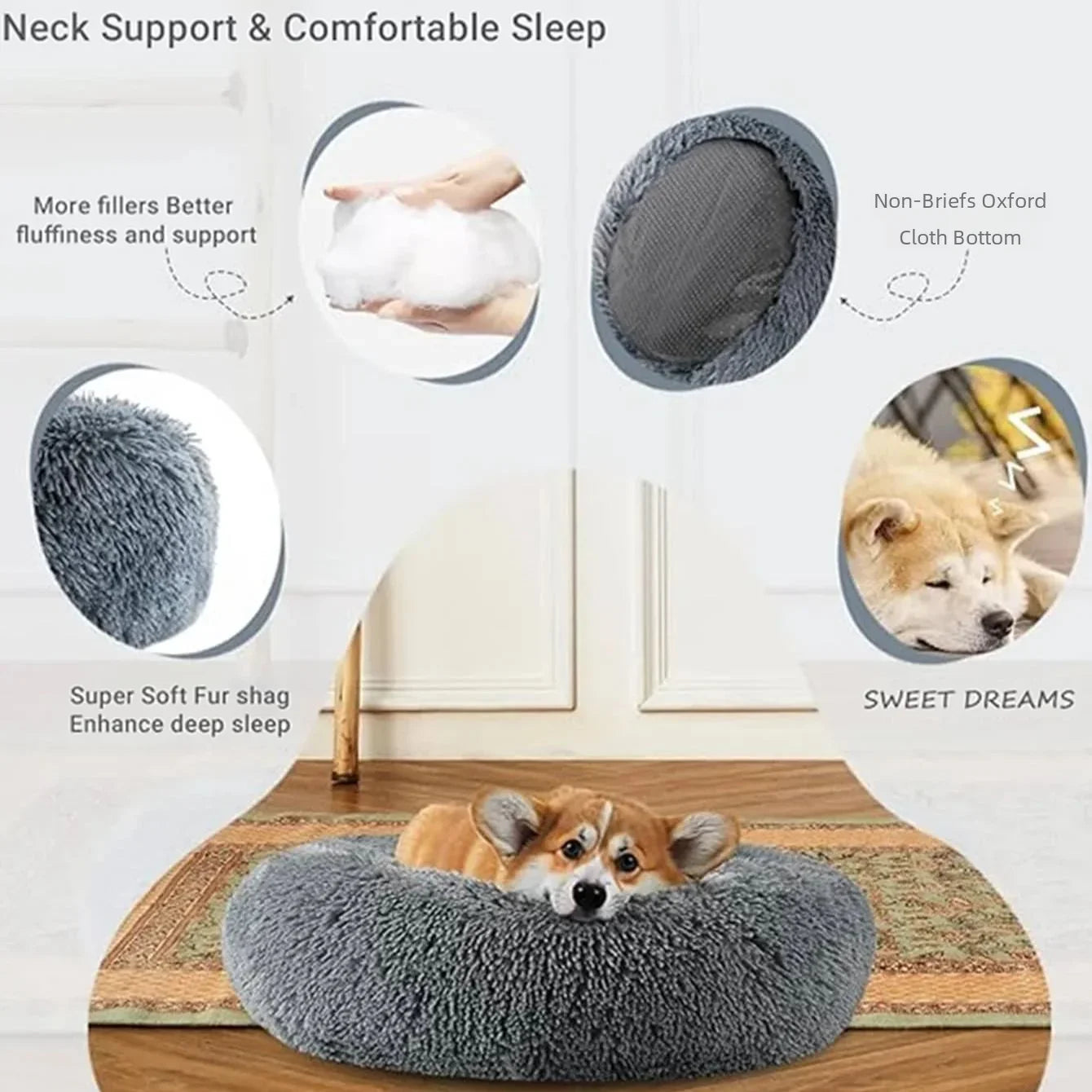 FluffNap Pet Bed