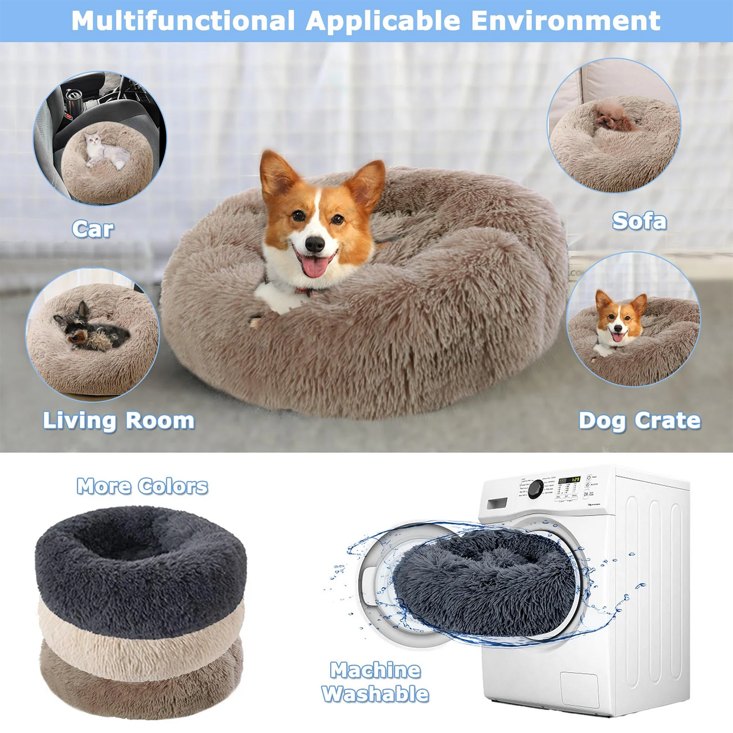 FluffNap Pet Bed
